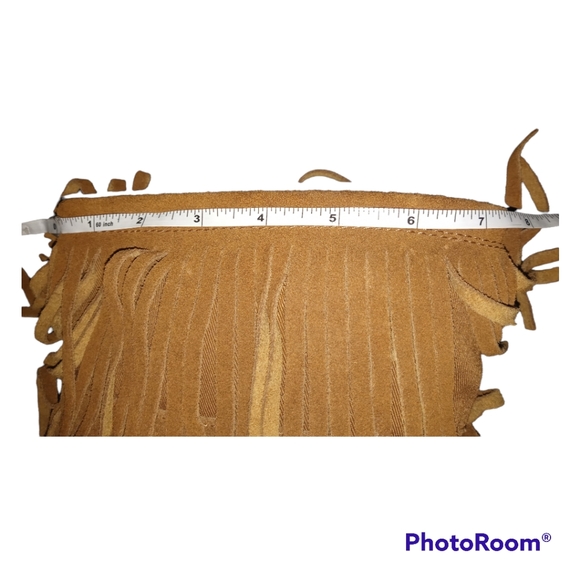 Lauren Conrad Fringe Knee High Boots, Camel. Sz. 10 - Picture 7 of 12